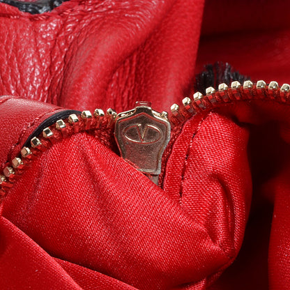 Valentino Garavani Leather Top Handle Tote Scarlet 8 of 9