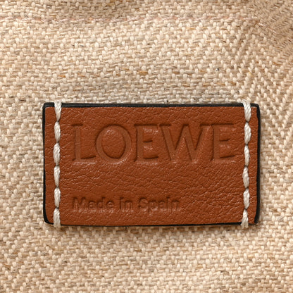 Loewe Leaf Palm Calfskin Drawstring Bucket Bag Natural Tan 6 of 8