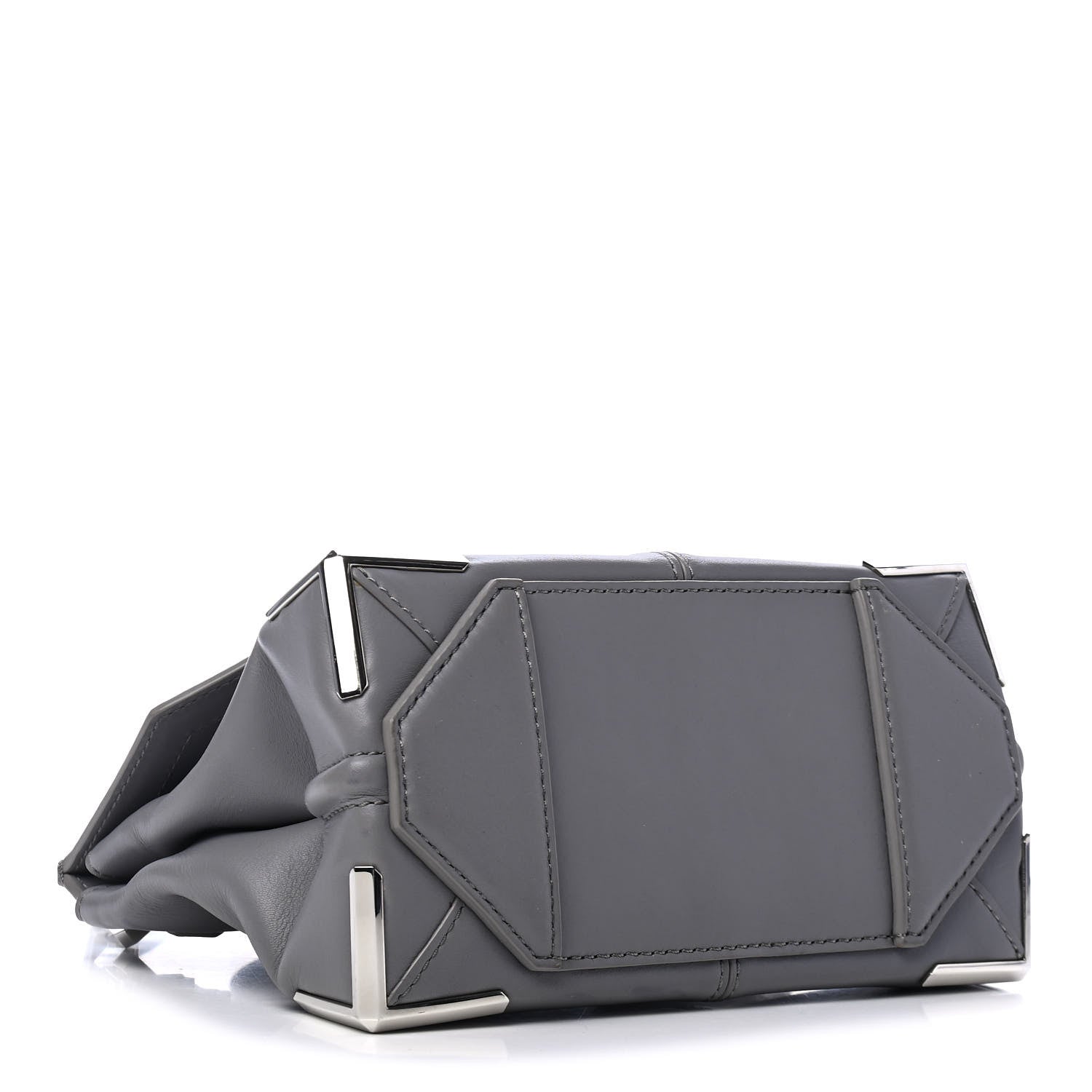 Alexander Wang Calfskin Small Marion Tote Grey Silver Hardware 4 of 5