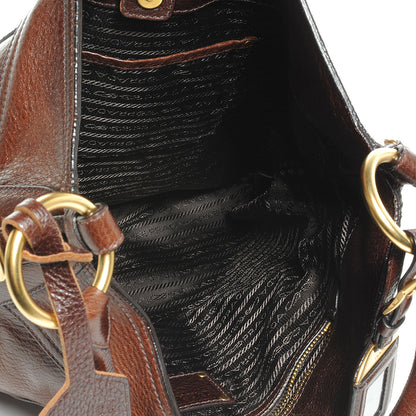 Prada Cervo Antik Hobo Cacao Sfumato 5 of 8