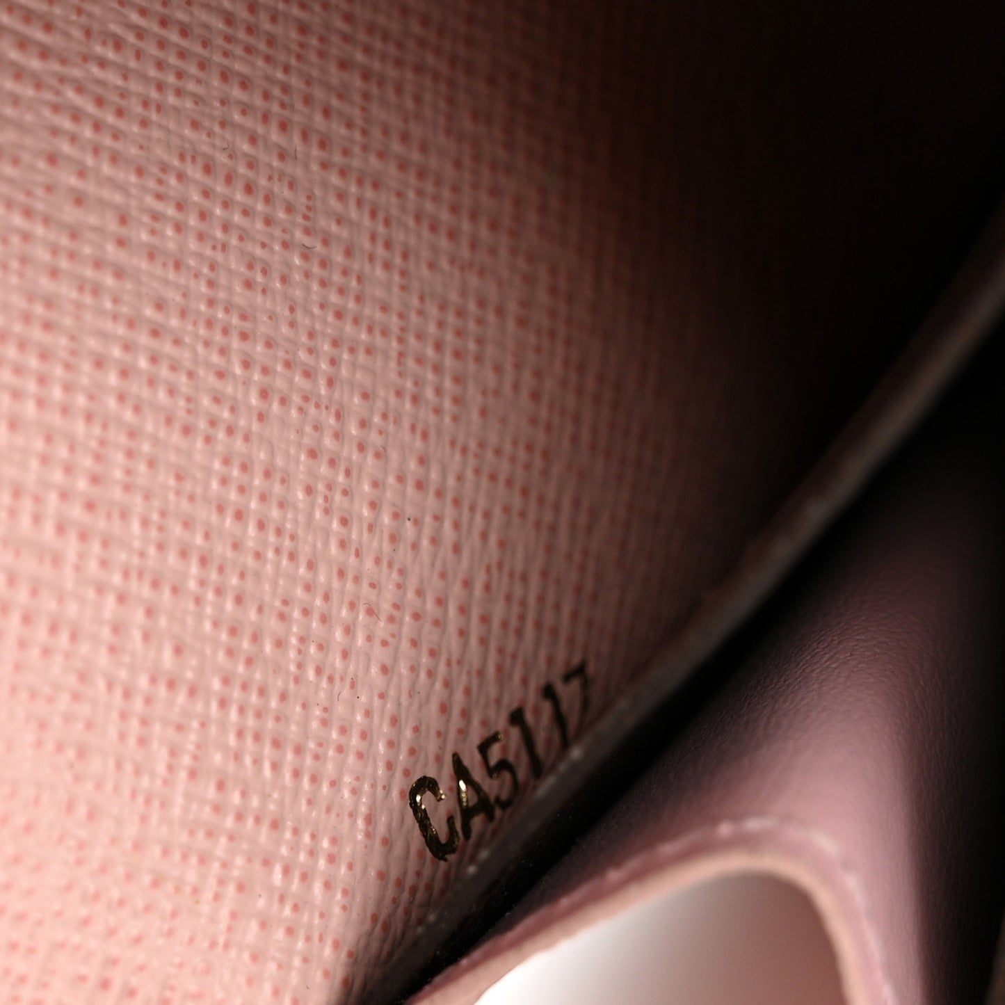 Monogram Emilie Wallet Rose Ballerine