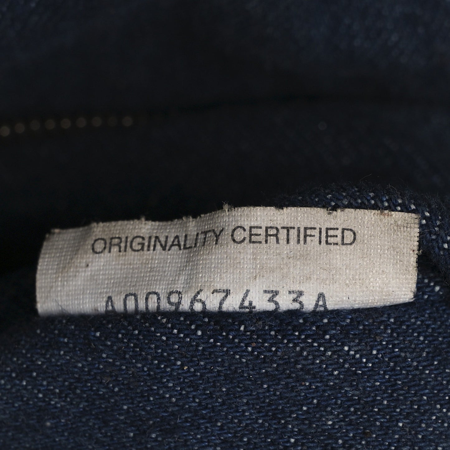 Denim Nappa Intrecciato Large Hop Abyss Indigo
