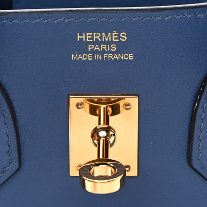 Hermes Swift Birkin 25 Bleu Brighton 6 of 11