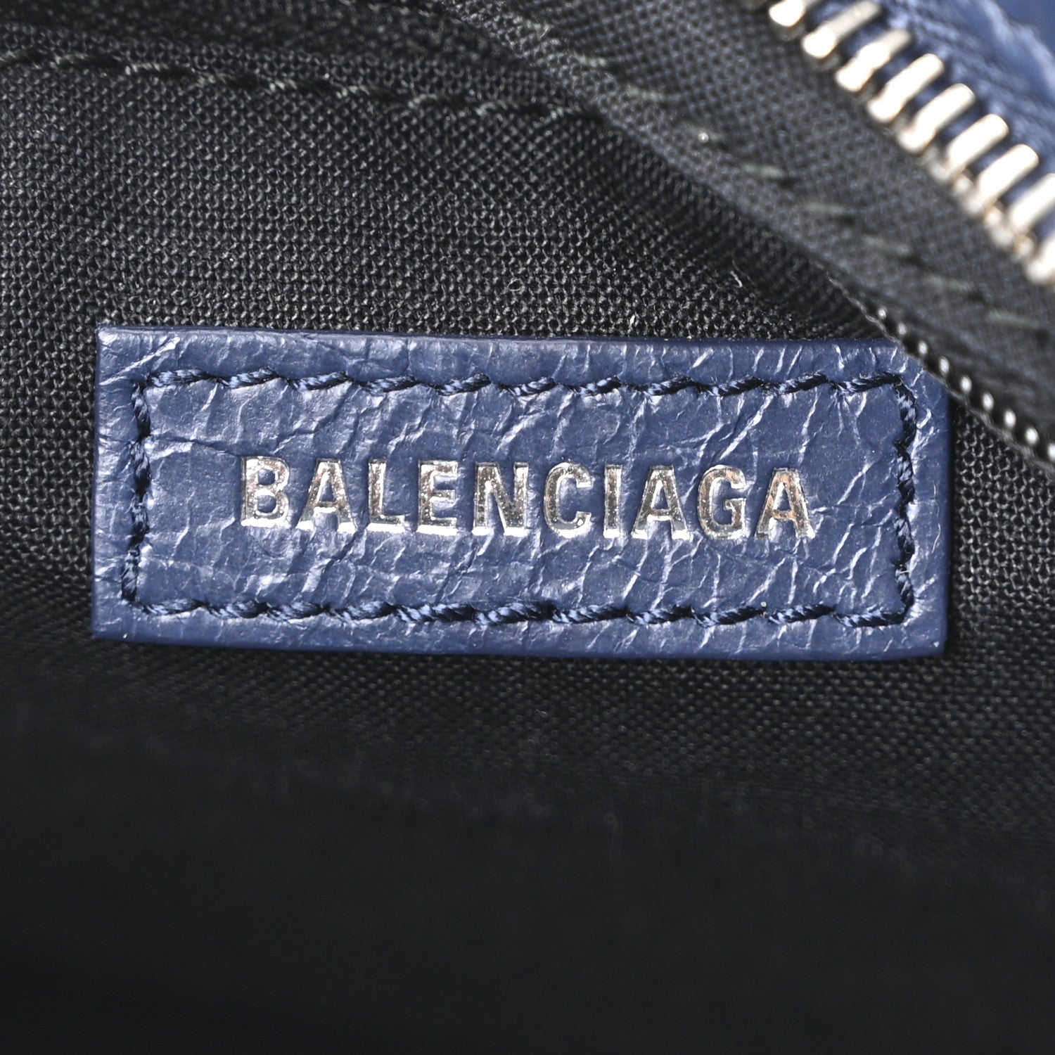 Balenciaga Agneau Giant 12 Silver Hardware Mini City Bleu Roi 6 of 10