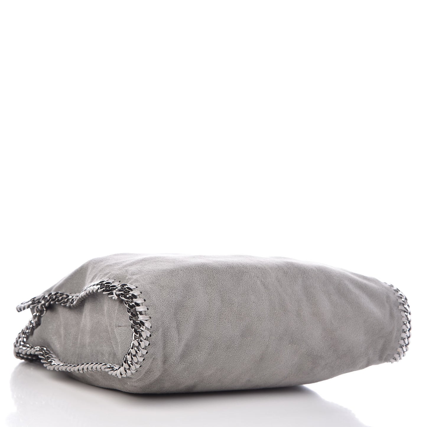 Shaggy Deer Falabella Fold Over Tote Grey