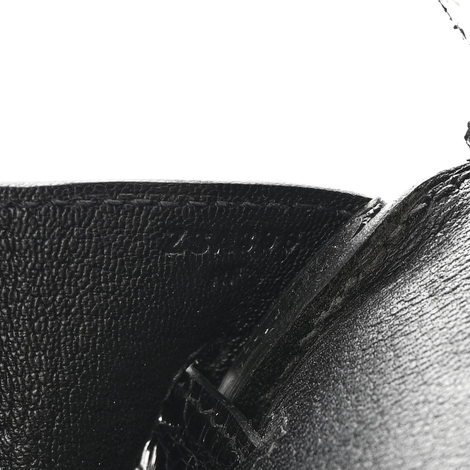 Hermes Ostrich Shiny Alligator Birkin Touch 30 Black 7 of 13