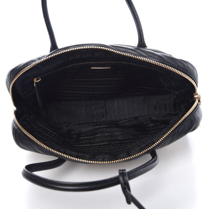 Prada Nappa Metal Grommet Bauletto Black 5 of 9