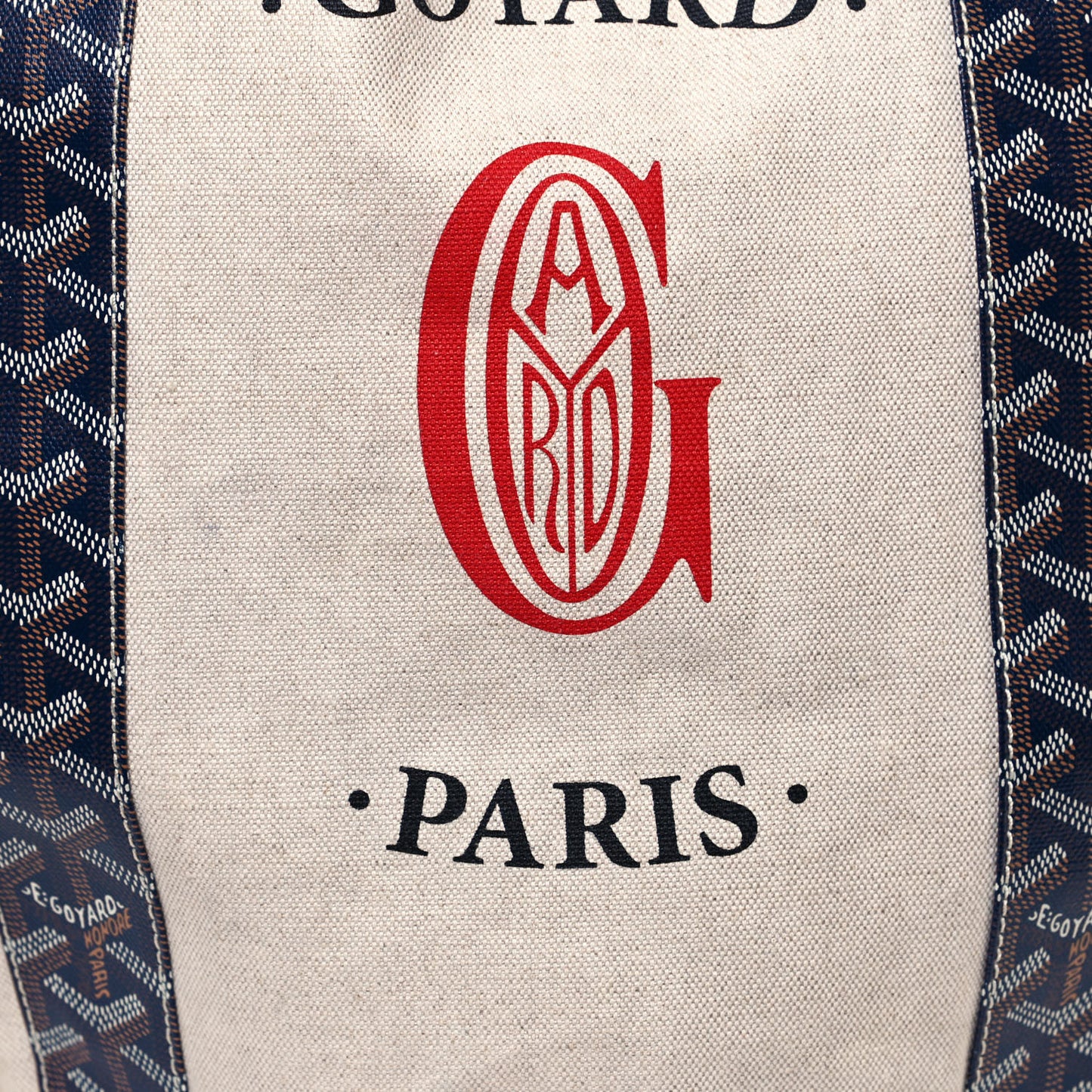 Goyardine Reversible Belharra Navy Gold