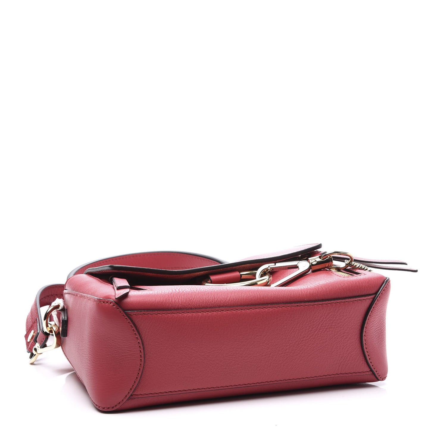 Calfskin Mini Faye Day Shoulder Bag Scarlet Pink