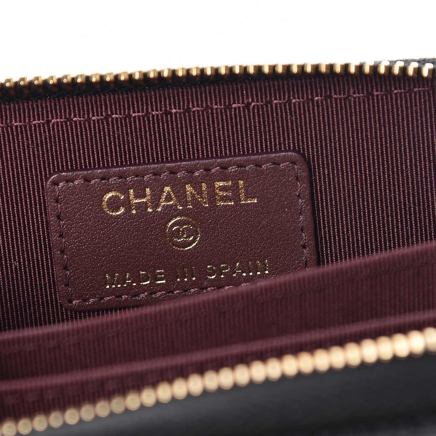 Chanel Caviar Quilted Zip Coin Purse Black 6 of 7