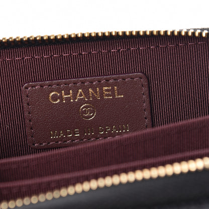 Chanel Caviar Quilted Zip Coin Purse Black 6 of 7