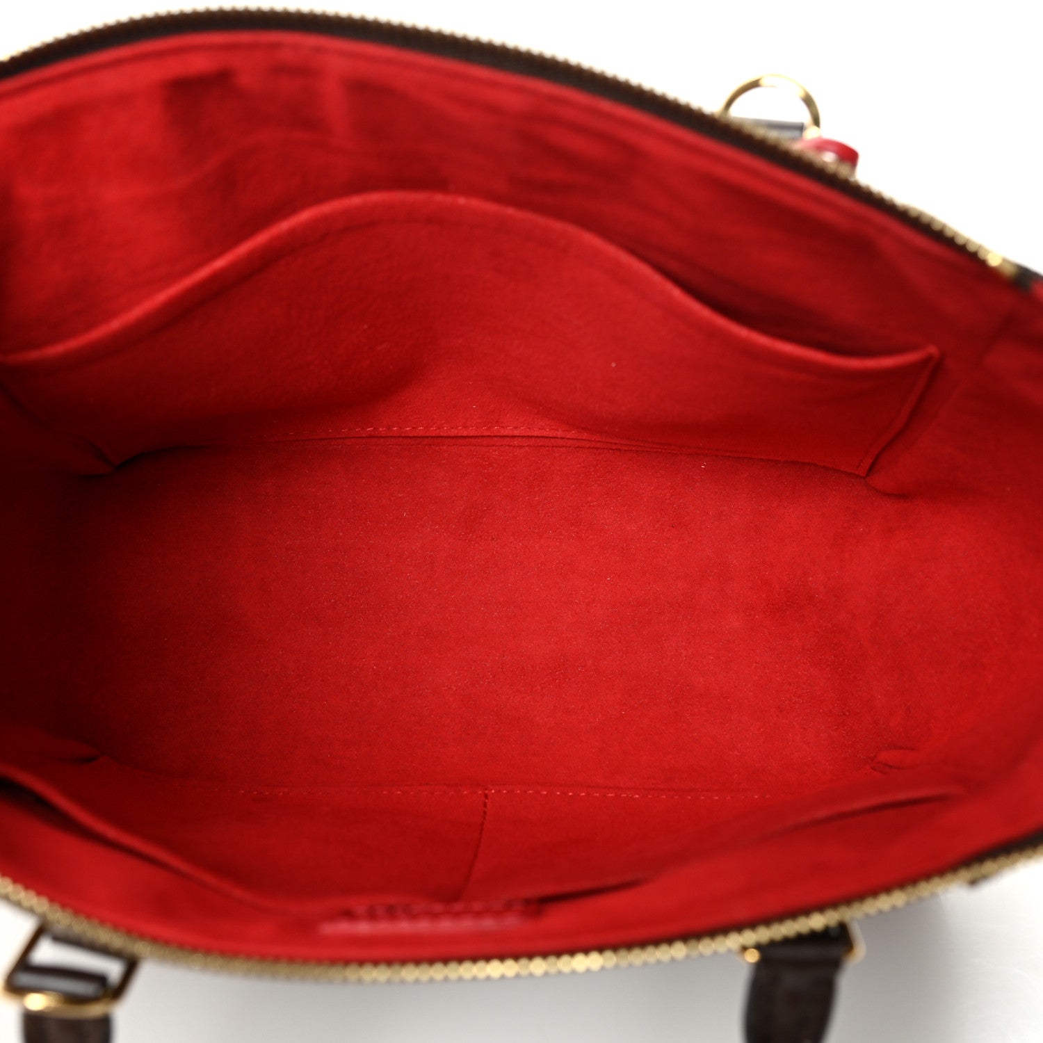 Louis Vuitton Damier Ebene Caissa Tote PM Cherry 4 of 5