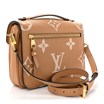Louis Vuitton Empreinte Monogram Giant Pochette Metis Arizona Beige 3 of 10