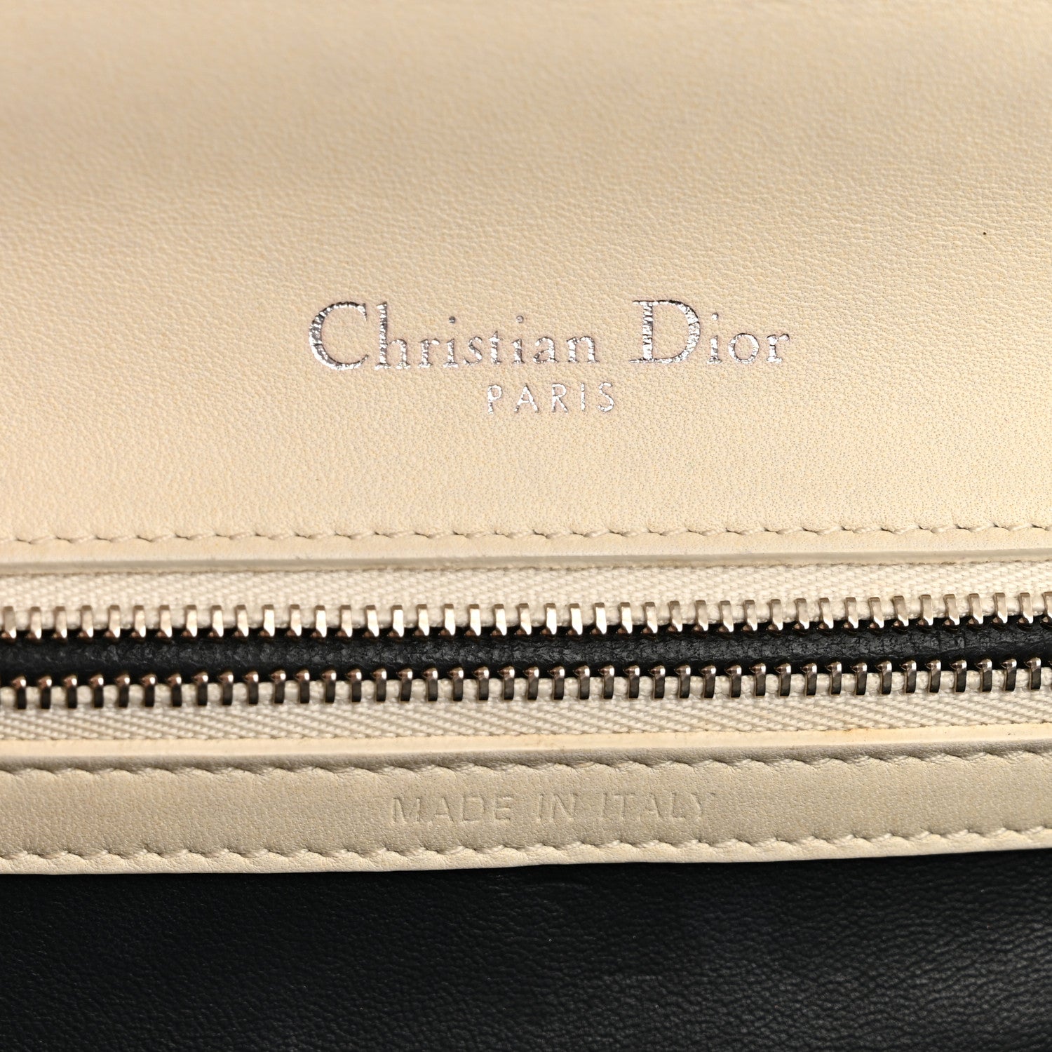 Christian Dior Lambskin Sequin Medium Diorama Flap Bag White 6 of 16