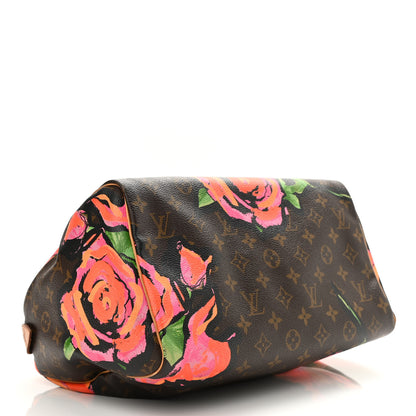 Louis Vuitton Monogram Roses Speedy 30 4 of 16