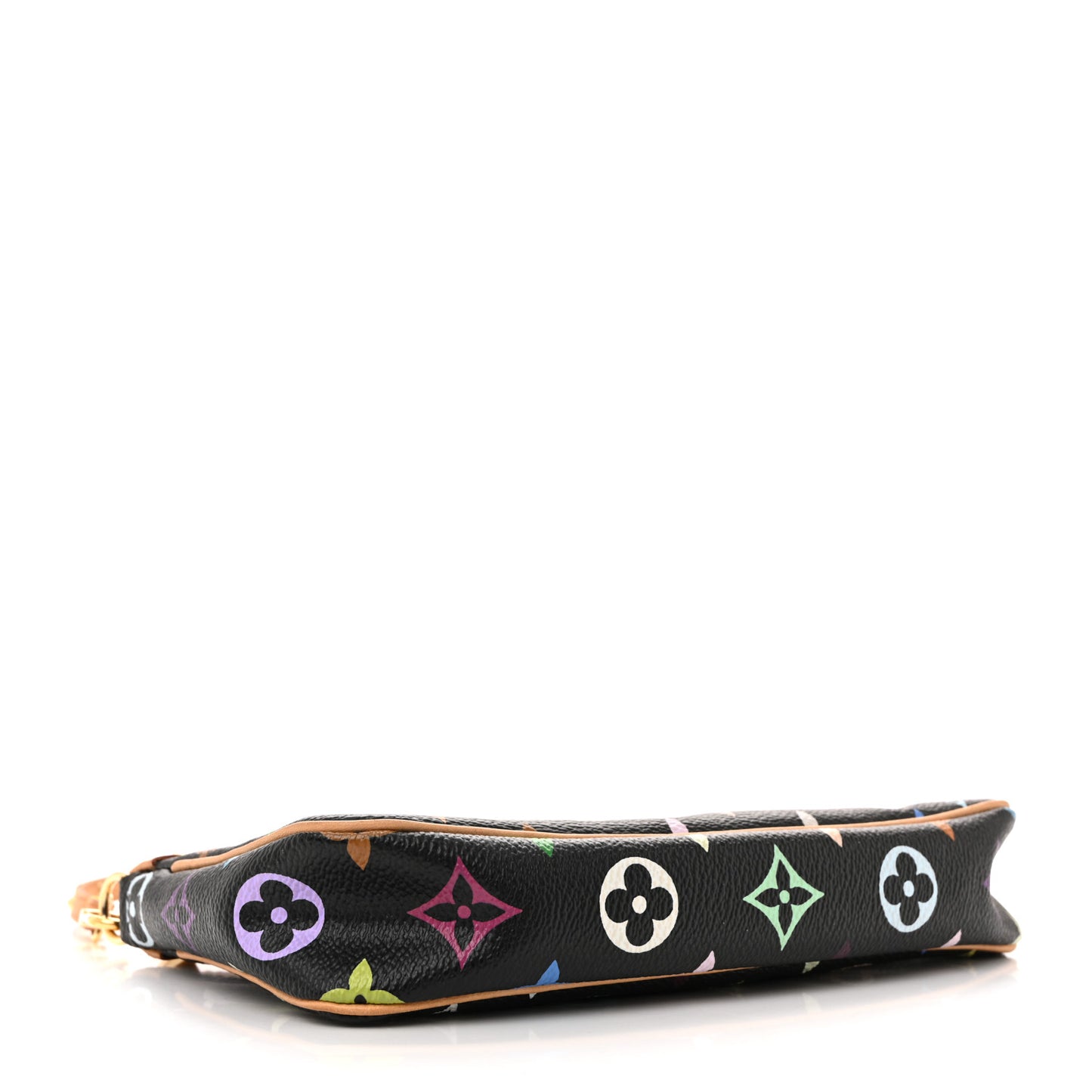 Monogram Multicolor Pochette Accessories Black