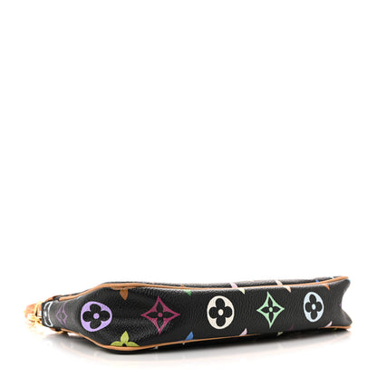 Louis Vuitton Monogram Multicolor Pochette Accessories Black 4 of 13