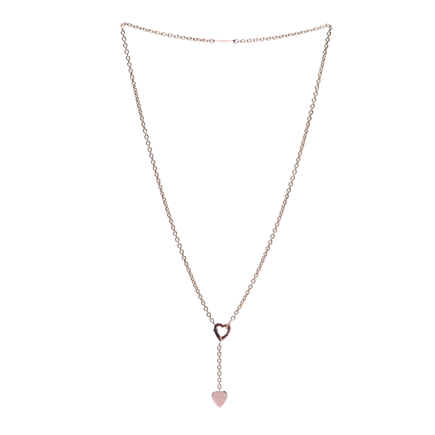18K Pink Gold Mon Amour Lariat Necklace