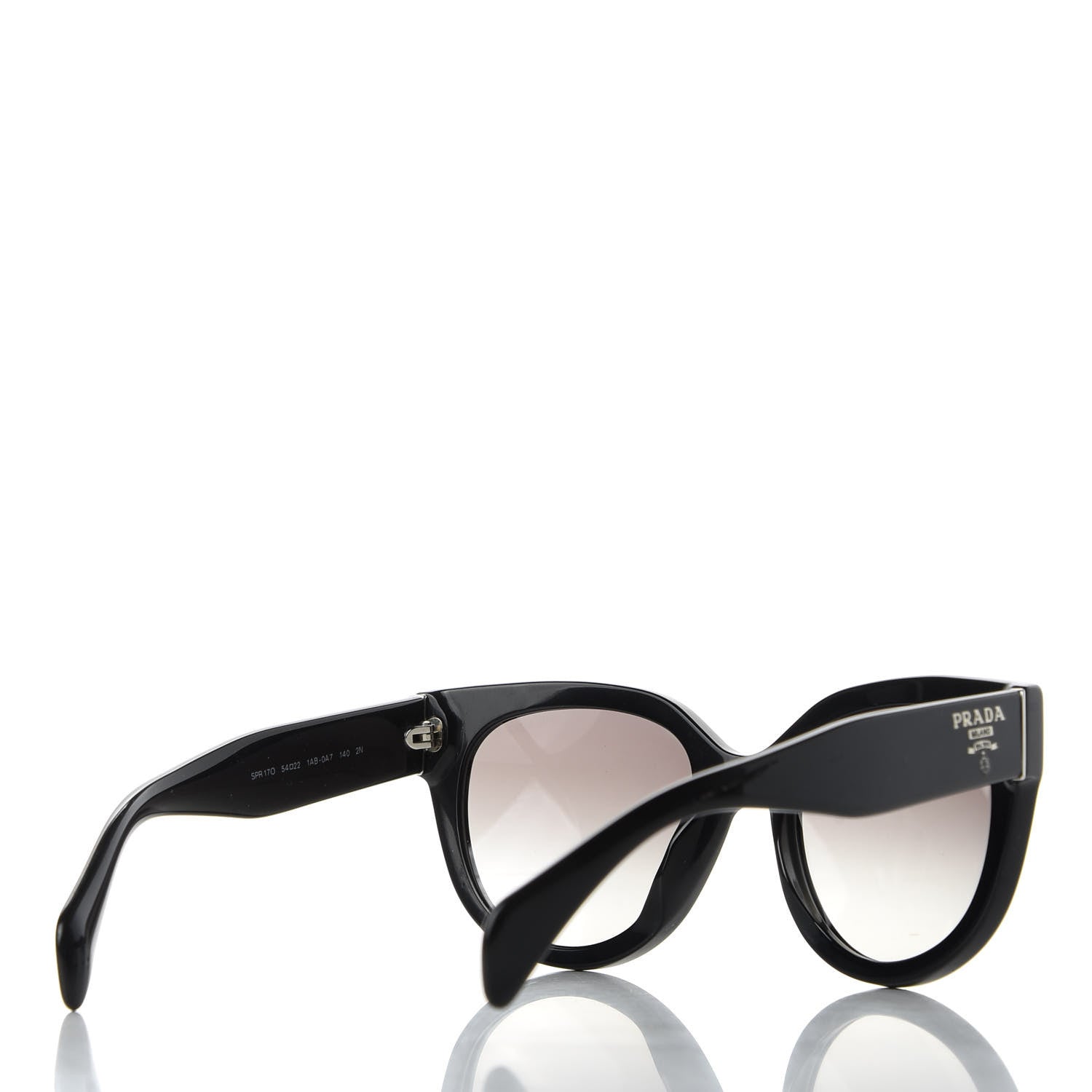 Prada Acetate Sunglasses SPR 17O Black 4 of 8