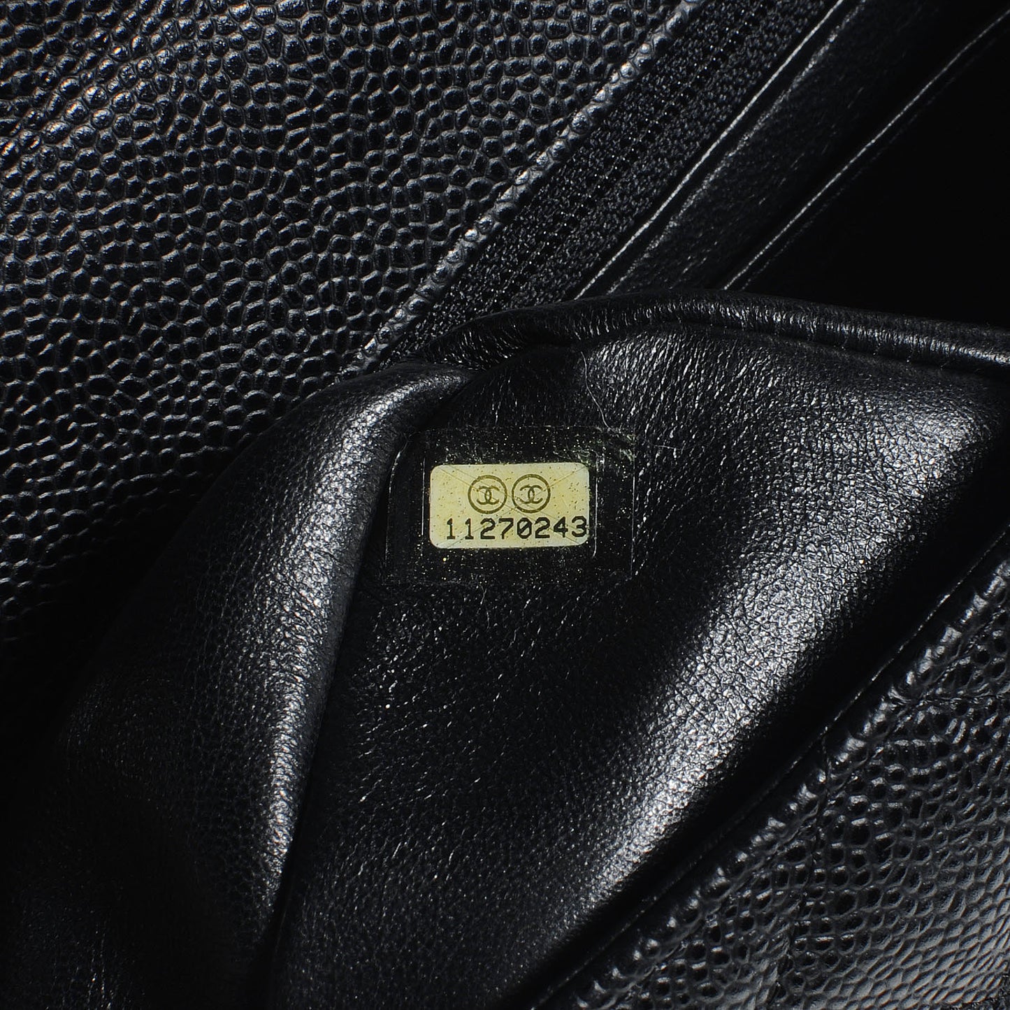 Caviar Quilted Jumbo Single Flap Bijoux Chain Black