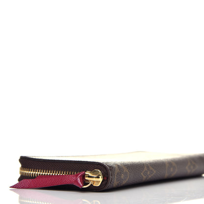 Louis Vuitton Monogram Clemence Wallet Fuchsia 7 of 8
