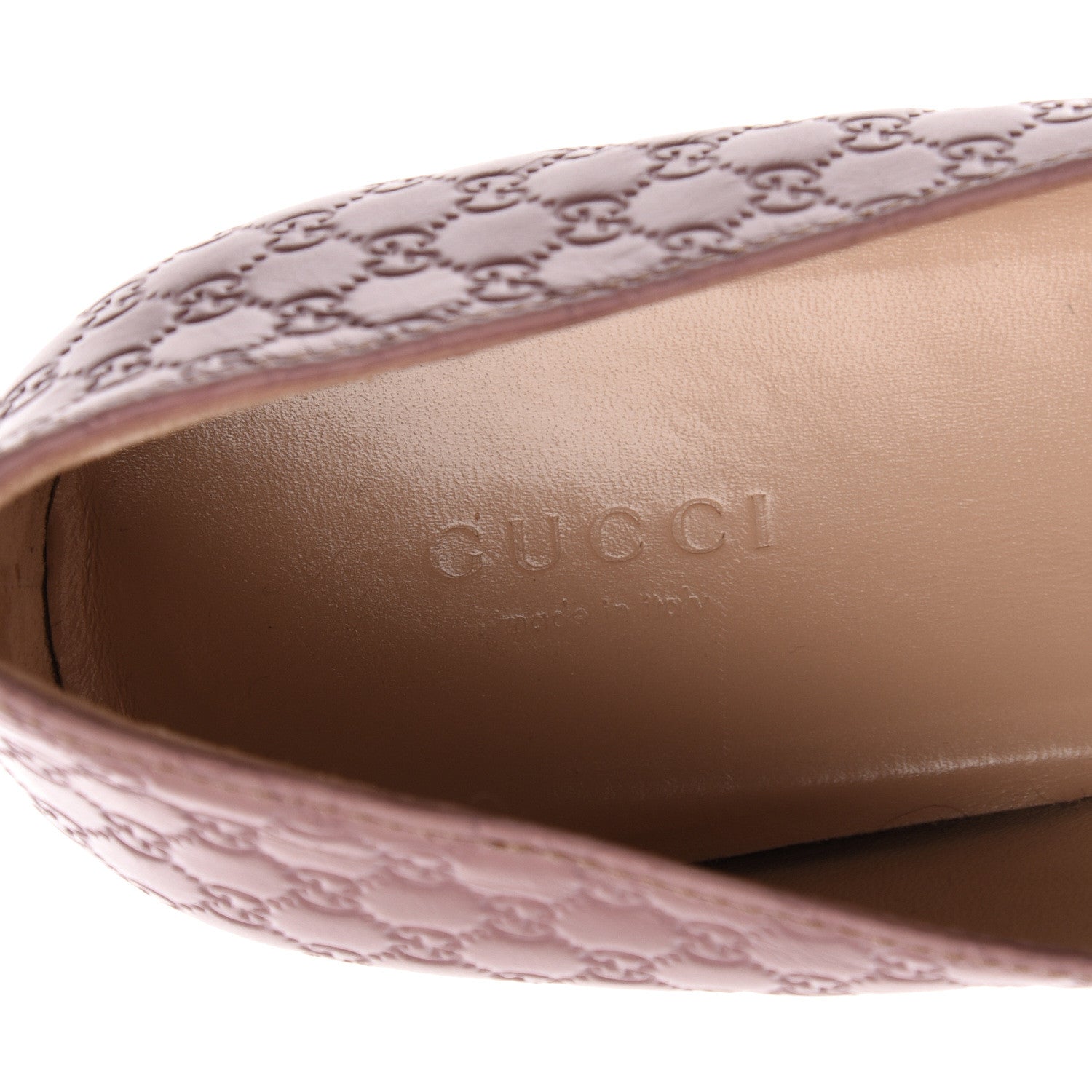 Gucci Soft Microguccissima Flats 38.5 Dark Cipria 7 of 12