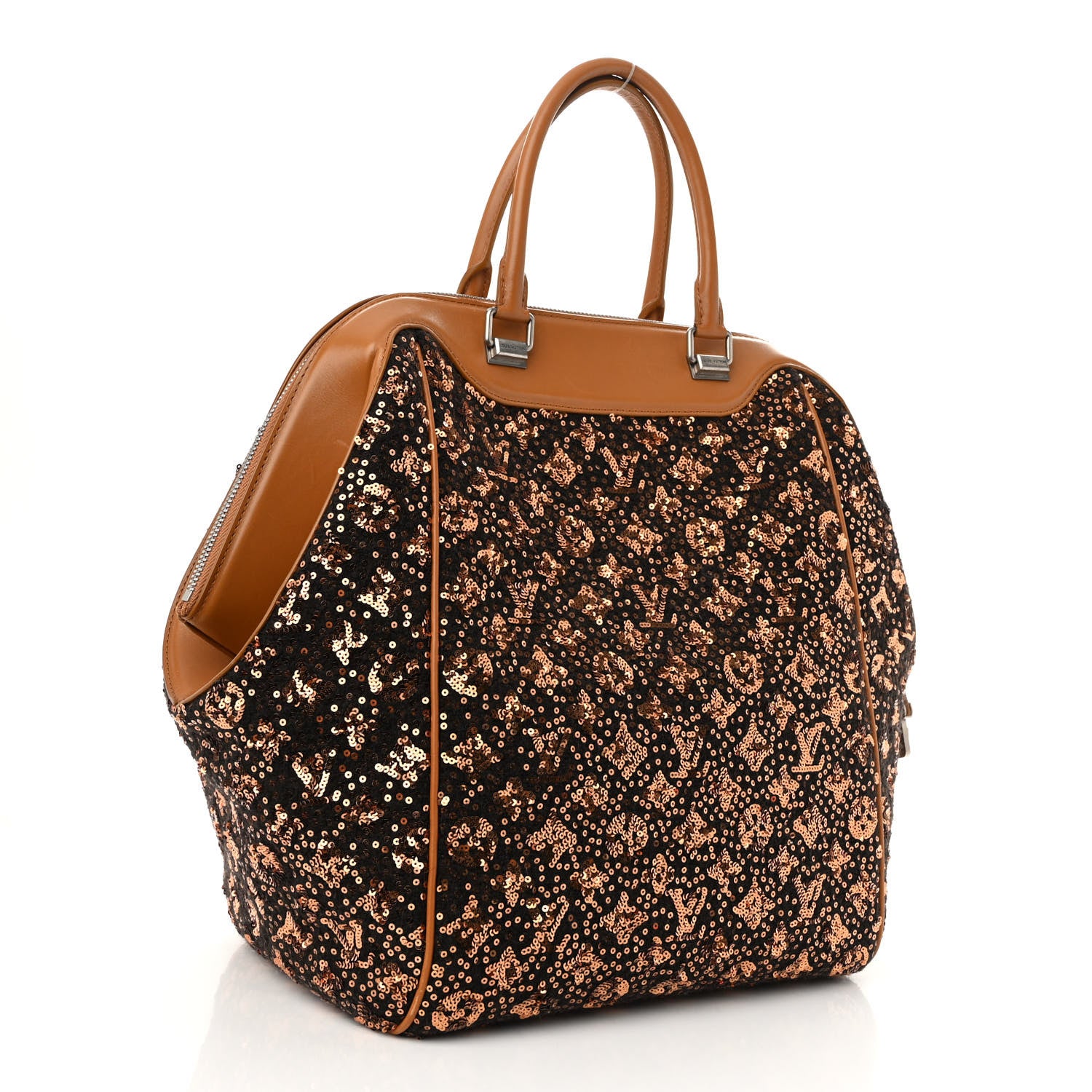 Louis Vuitton Sequin Monogram Sunshine Express North South Gold 3 of 9