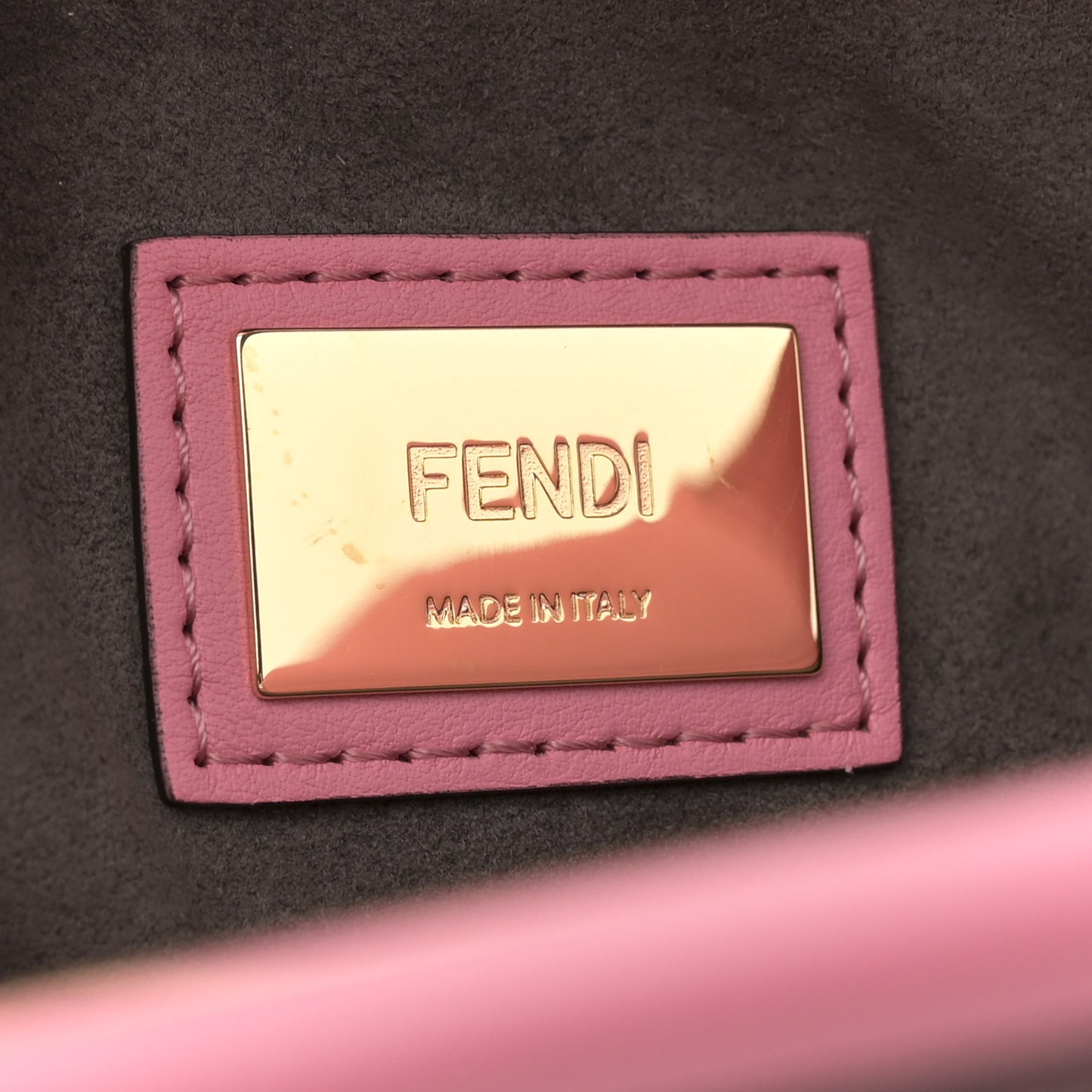 Vitello Seta Medium Peekaboo Iconic Satchel Pink
