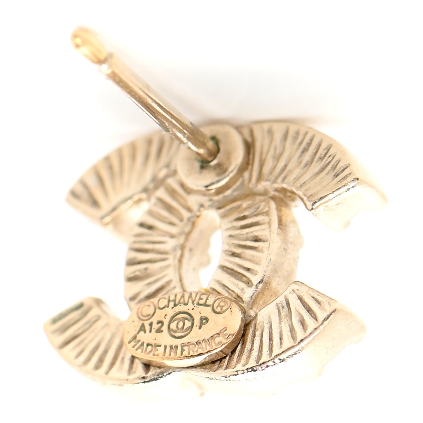 Crystal CC Earrings Gold