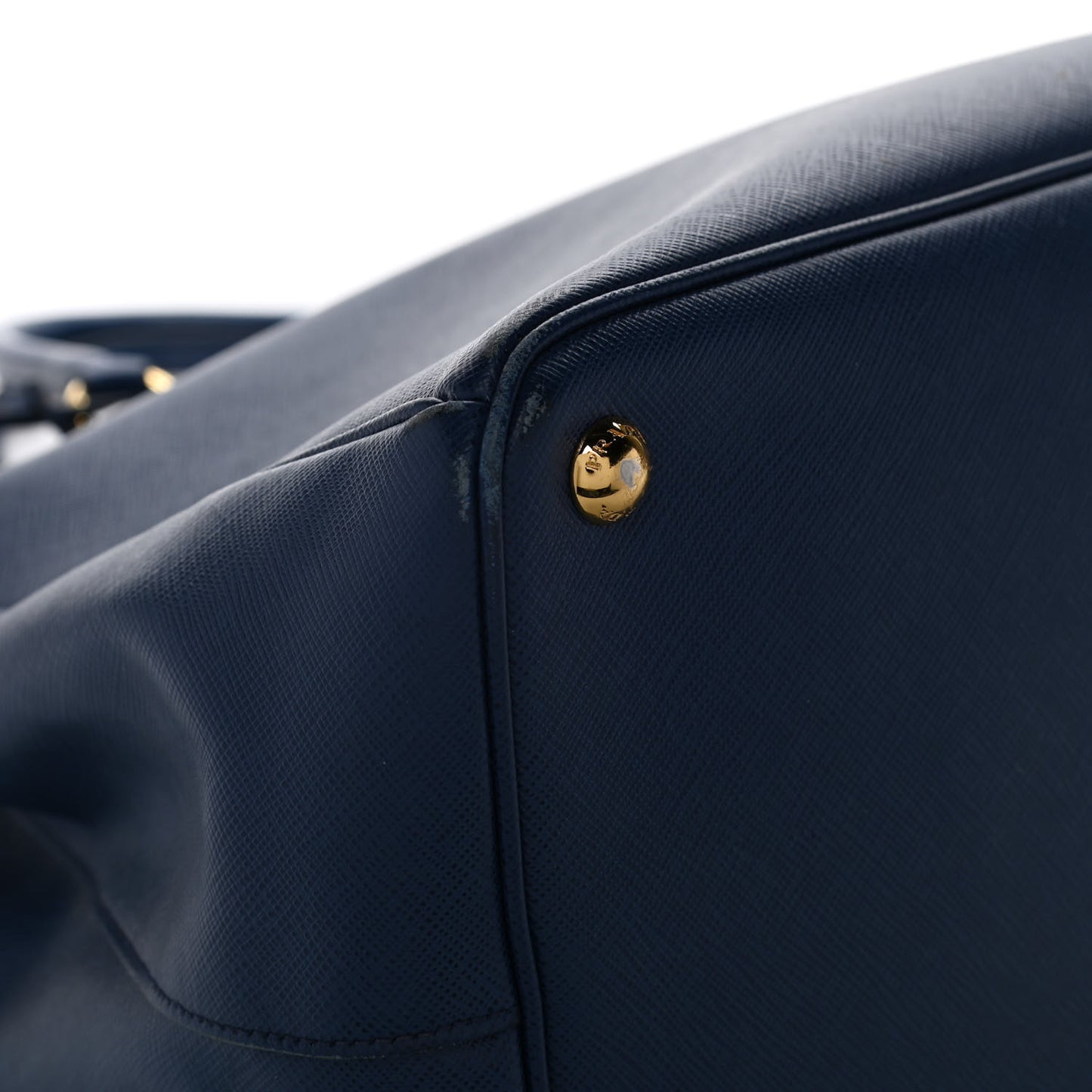 Saffiano Lux Extra Large Galleria Double Zip Tote Bluette