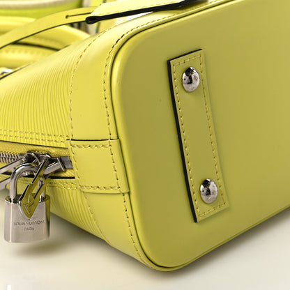Louis Vuitton Epi Jacquard Alma BB Yellow Citron 7 of 9