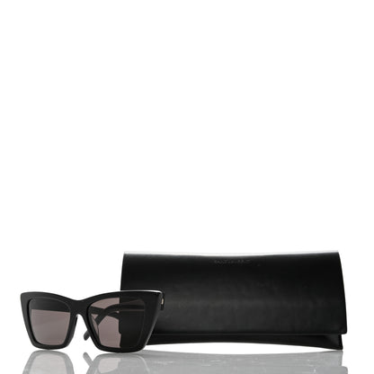Saint Laurent Acetate Mica Cat Eye Sunglasses SL 276 Black 8 of 8