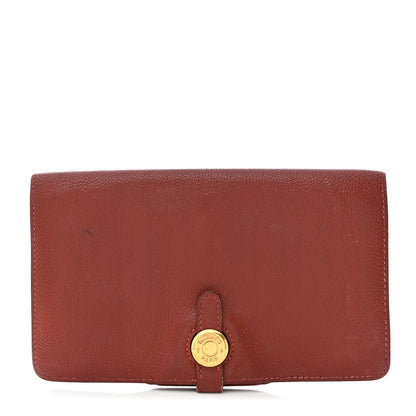 Hermes Evergrain Dogon Wallet Havane 1 of 13