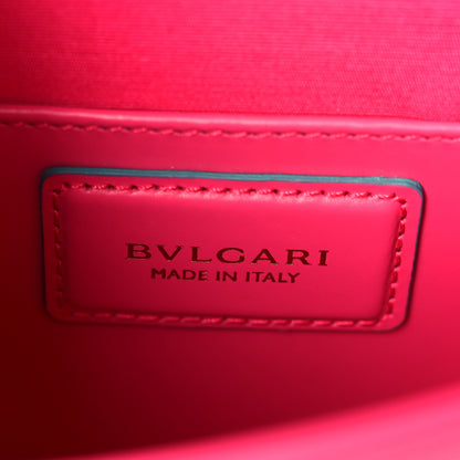 Bulgari Calfskin Small Serpenti Forever Snake Strap Crossbody Bag Pink 7 of 12