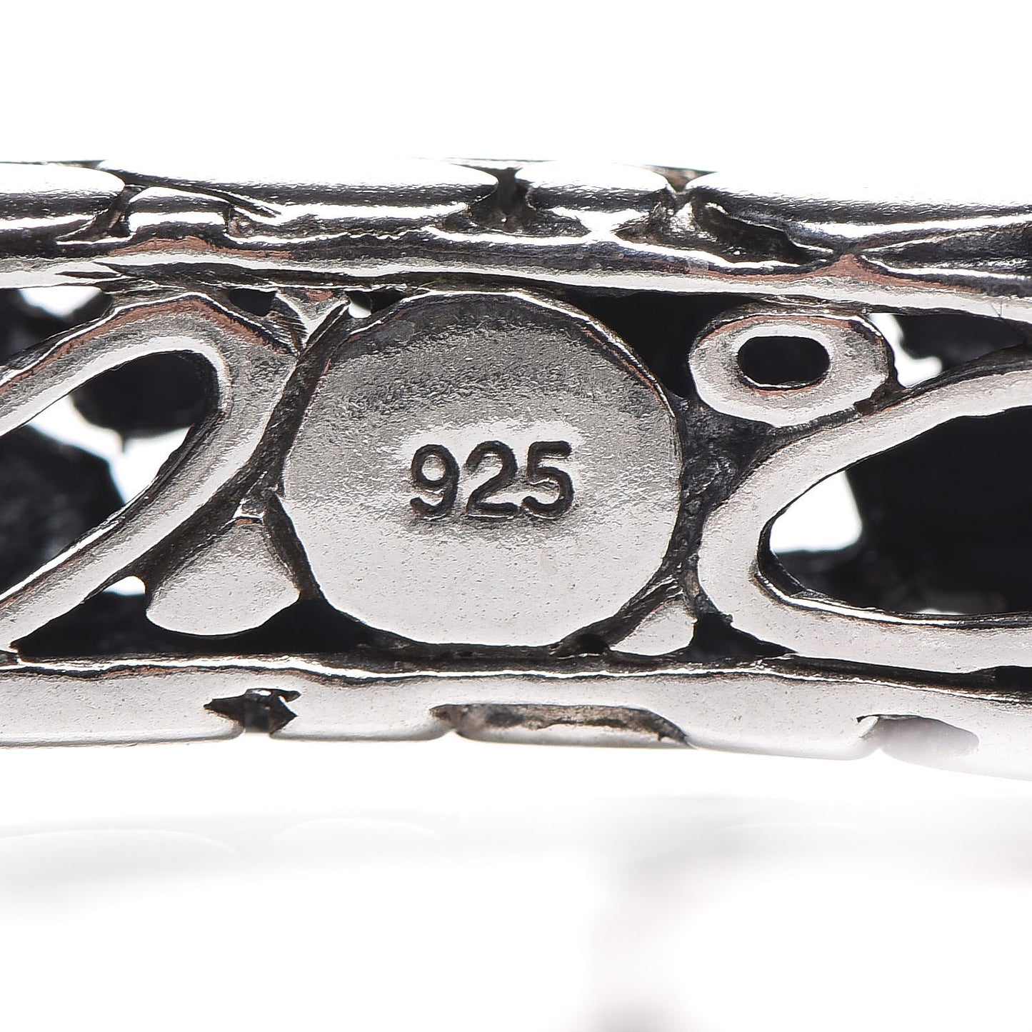 Sterling Silver Kali Hinged Bangle Bracelet