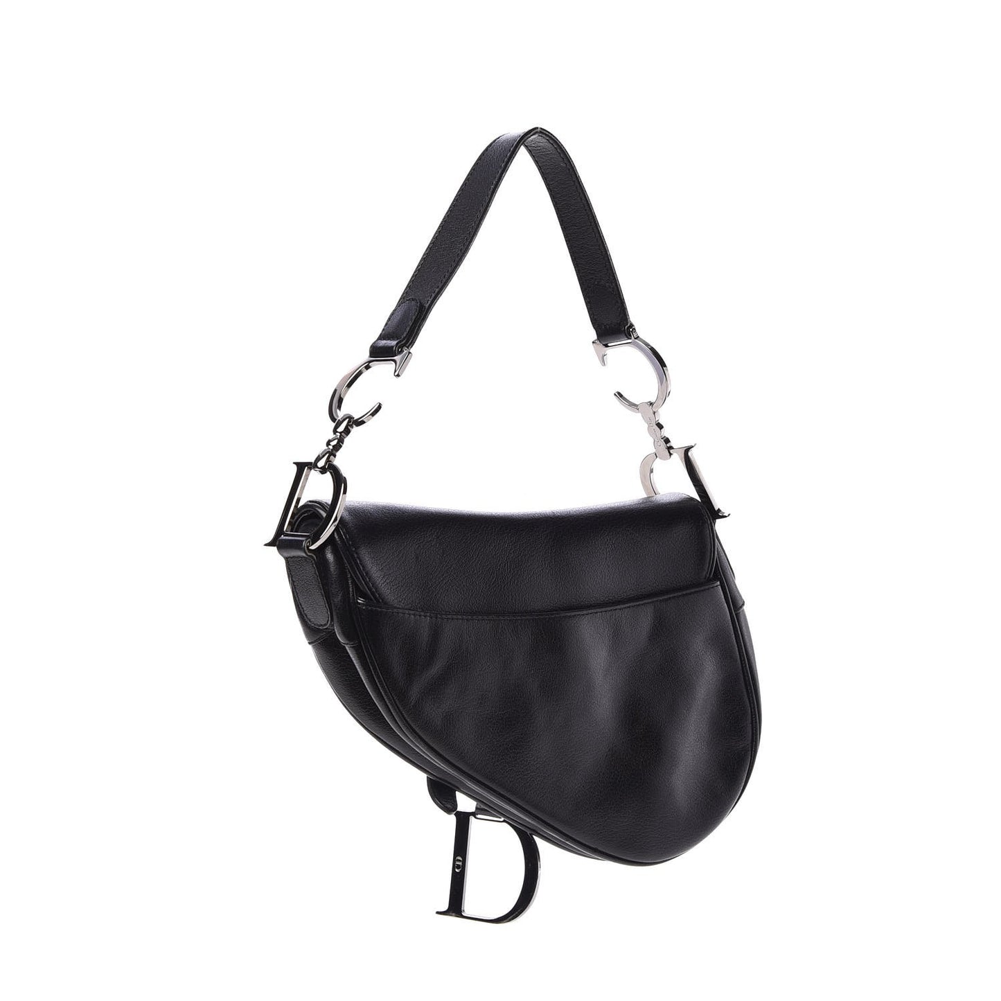 Calfskin Saddle Bag Black