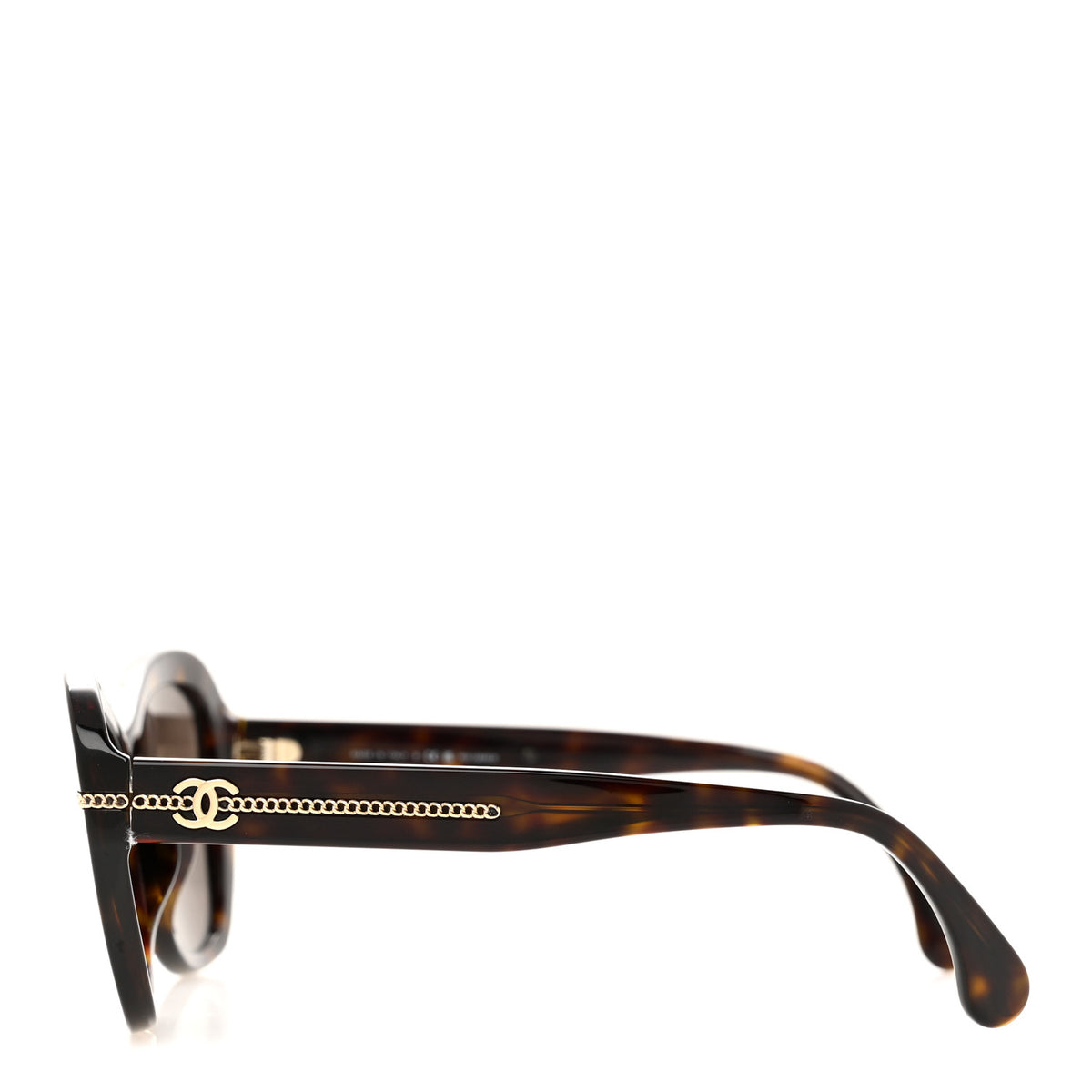 Chanel Acetate Polarized CC Butterfly Sunglasses 5510-A Dark Tortoise 3 of 8
