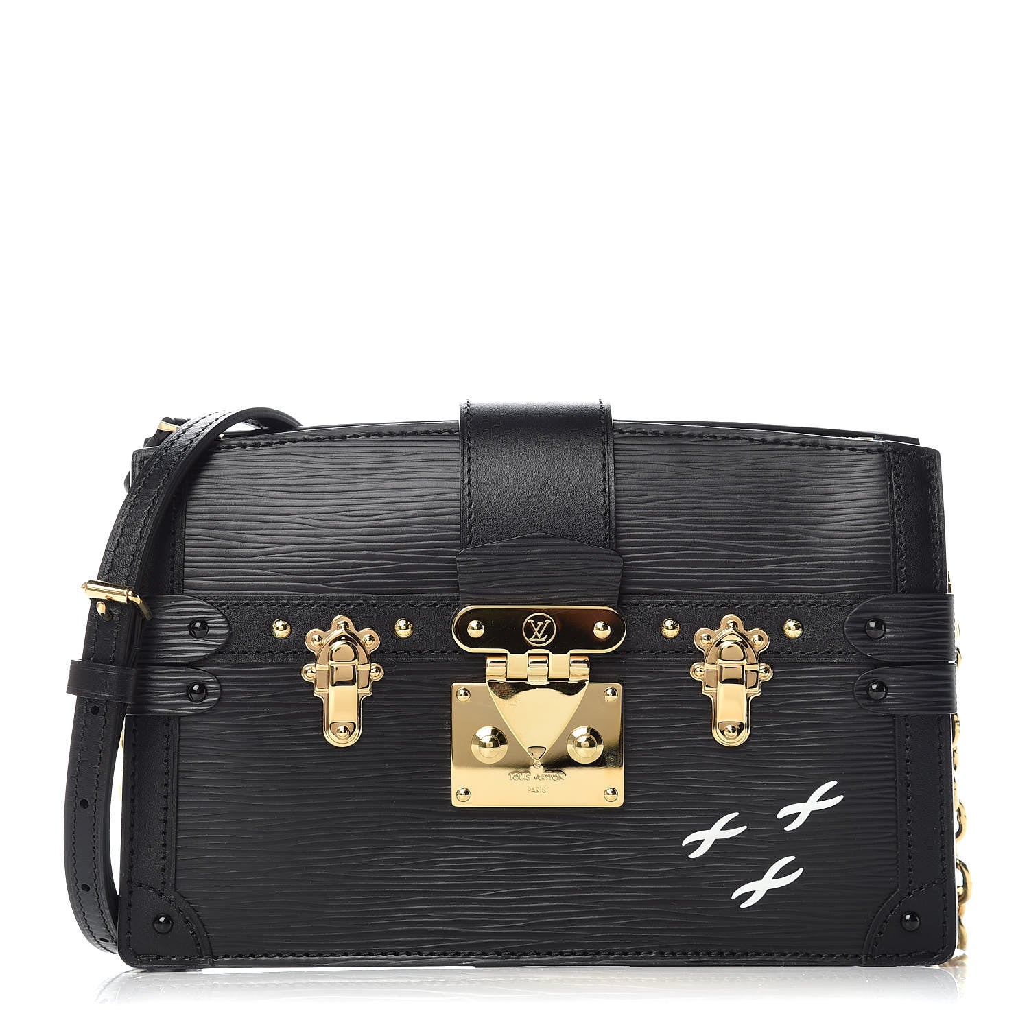 Louis Vuitton Epi Trunk Clutch Black 1 of 10
