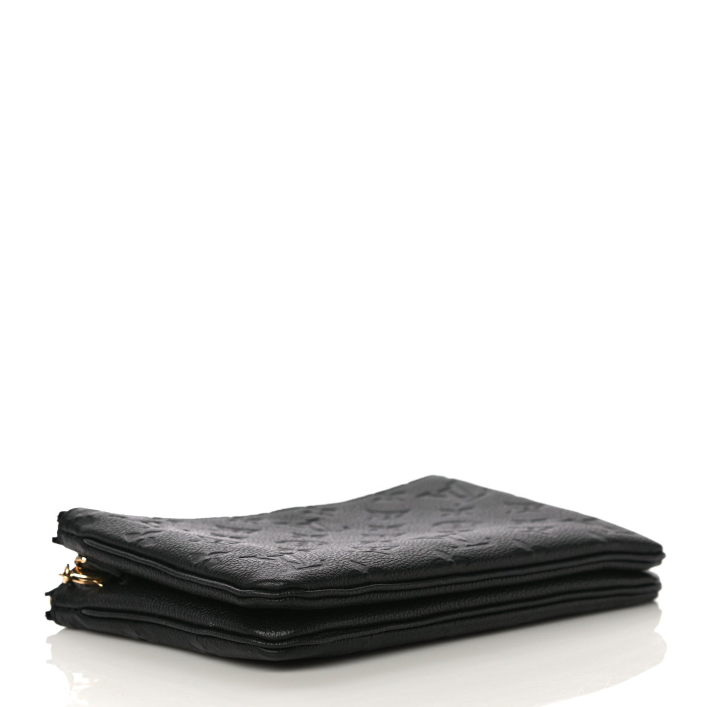 Empreinte Double Zip Pochette Black