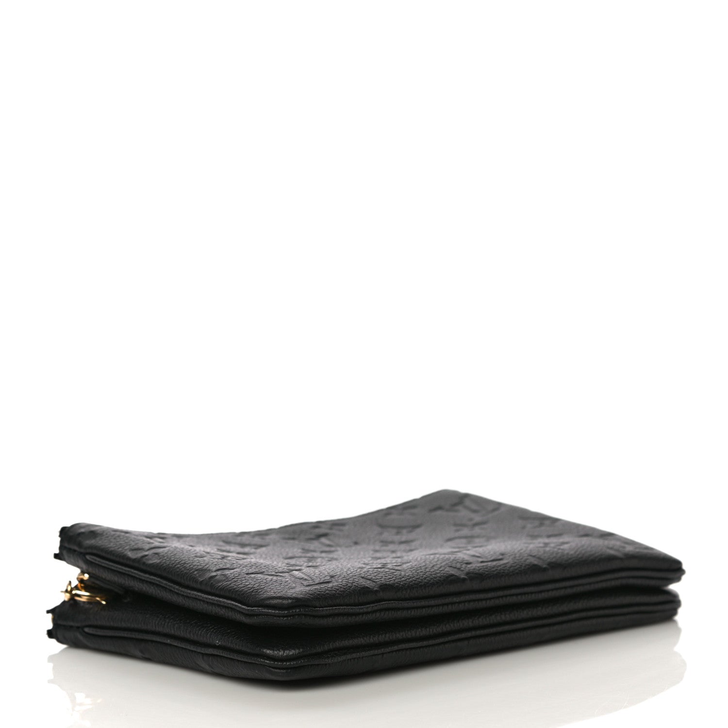 Louis Vuitton Empreinte Double Zip Pochette Black 4 of 10