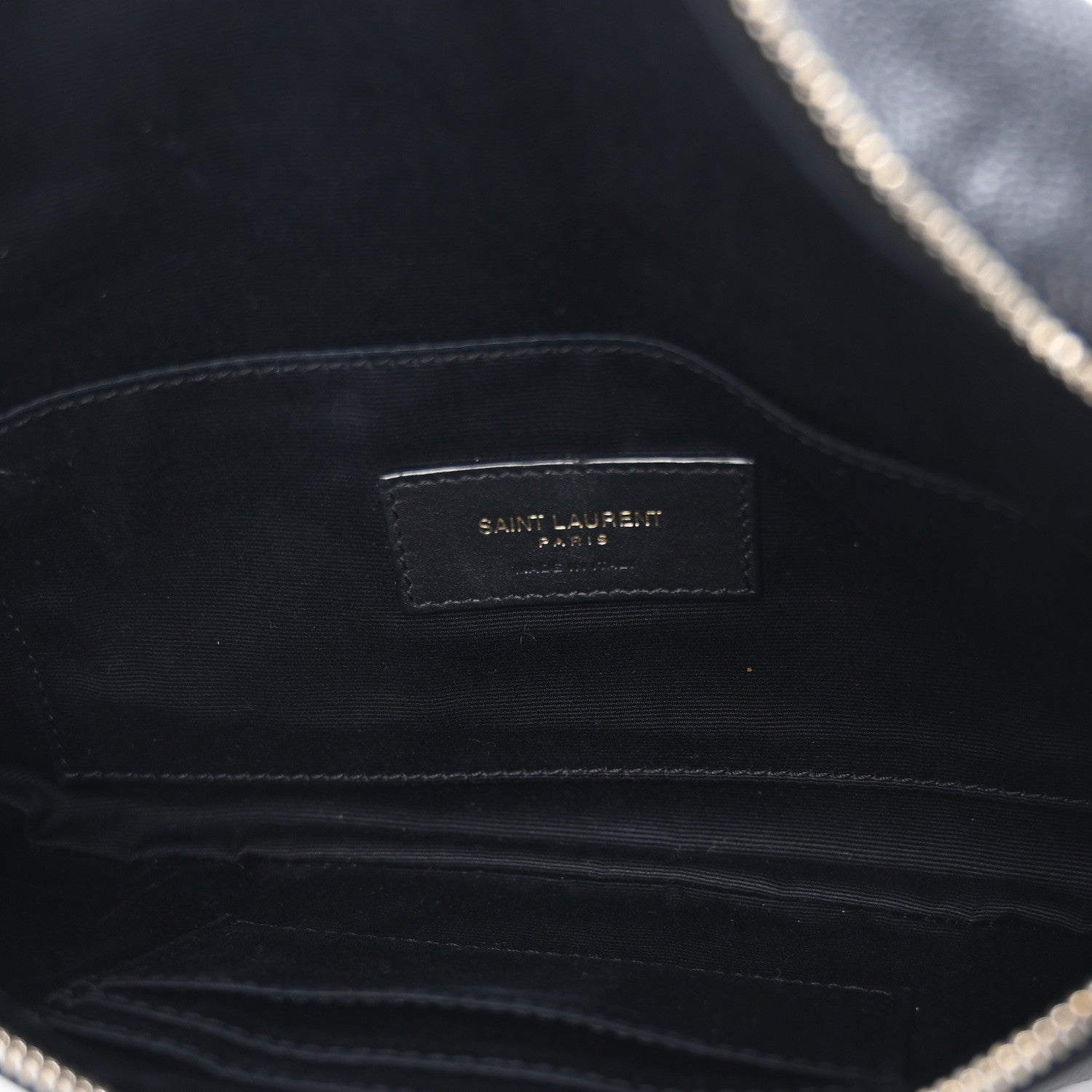 Saint Laurent Grain De Poudre Monogram Belt Bag Black 5 of 10