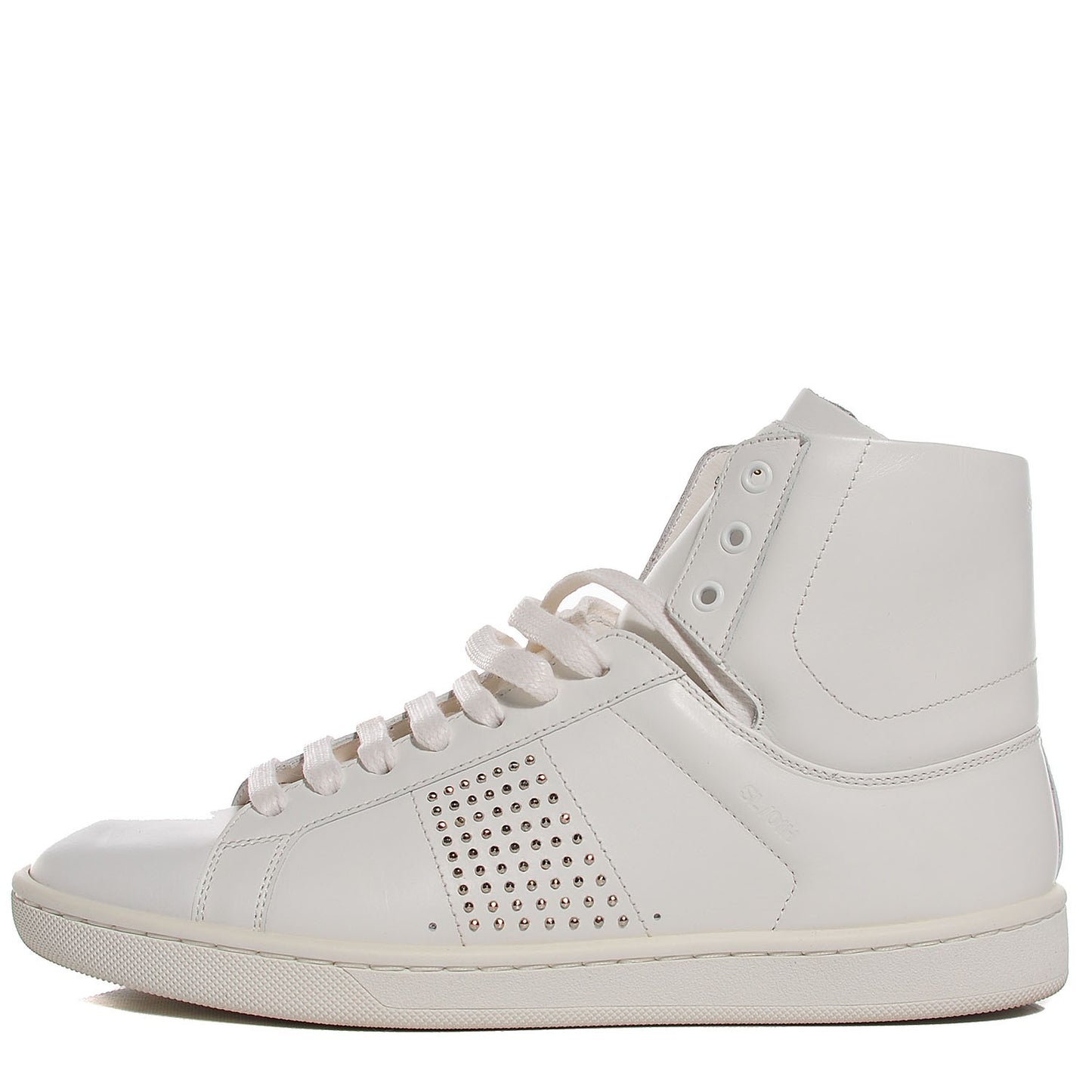 Nappa Wolly High Top Sneakers 36.5 Optique White