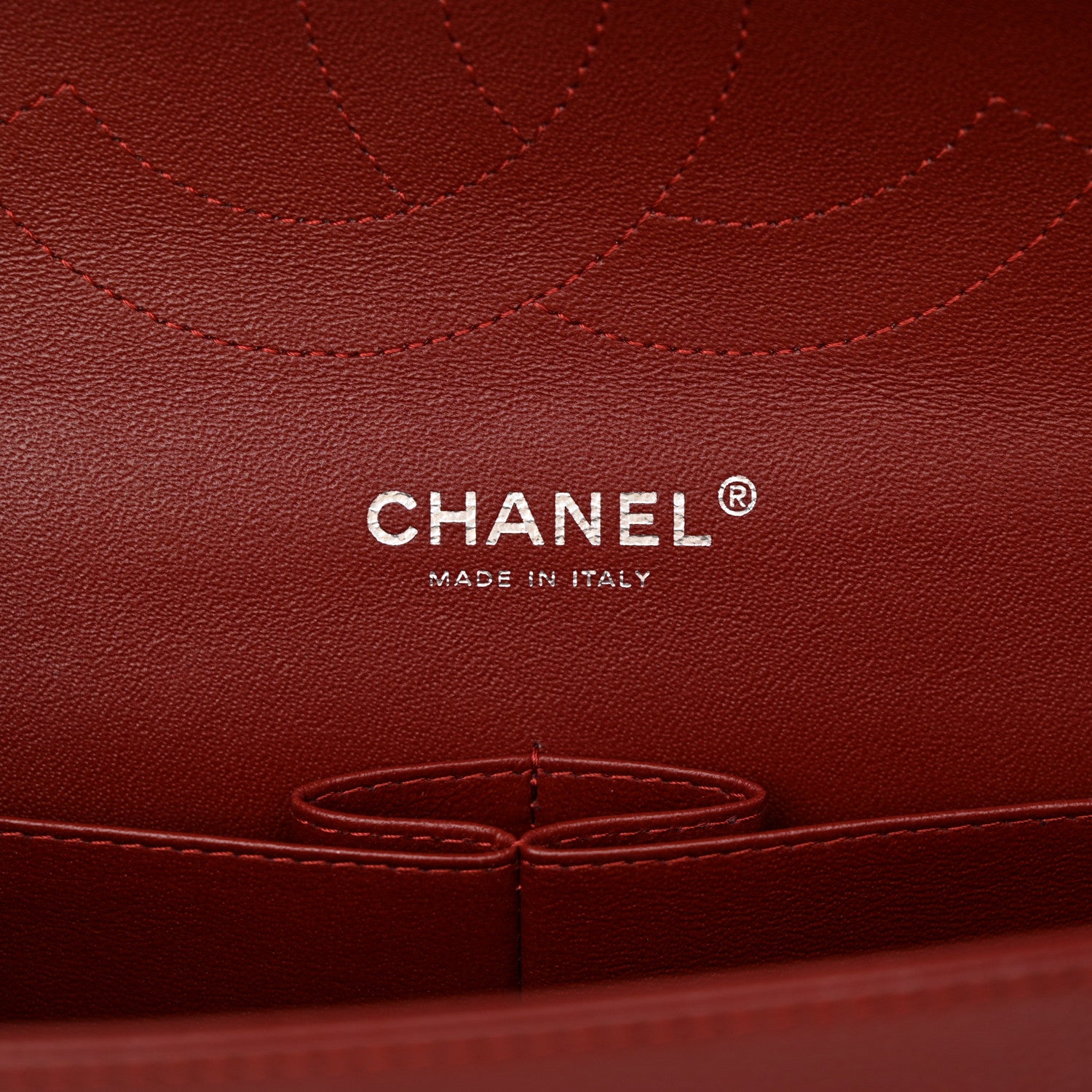 Chanel Caviar Quilted Jumbo Double Flap Dark Red 6 of 10