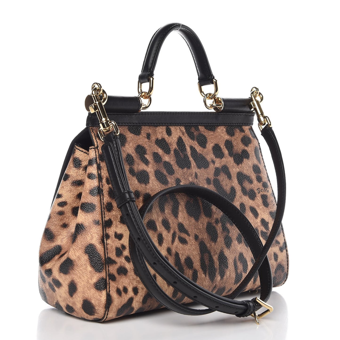 Leo Crepe Medium Miss Sicily Satchel Naturale