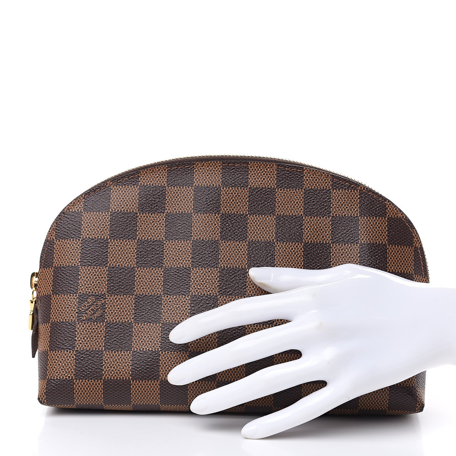 Louis Vuitton Damier Ebene Cosmetic Pouch GM 2 of 8