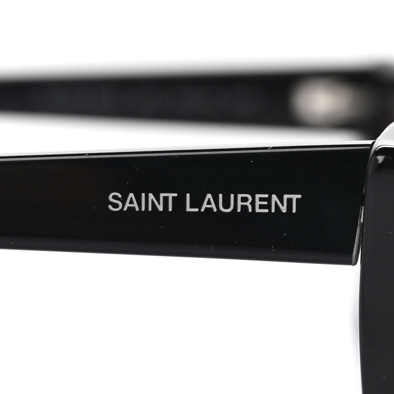 Saint Laurent Acetate Mica Cat Eye Sunglasses SL 276 Black 6 of 8