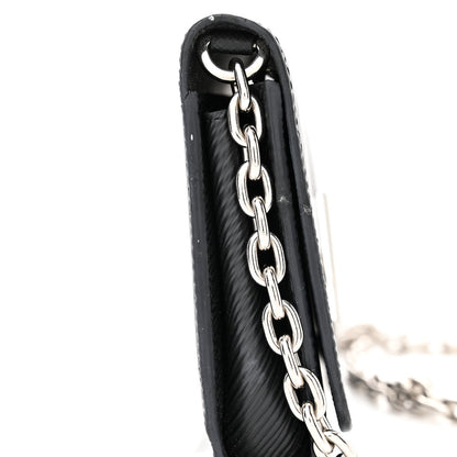Louis Vuitton Epi Twist Chain Wallet Black 11 of 11