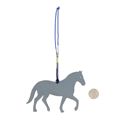 Hermes Epsom Togo Petit H Bag Charm Horse Orange Vert Amande 2 of 4