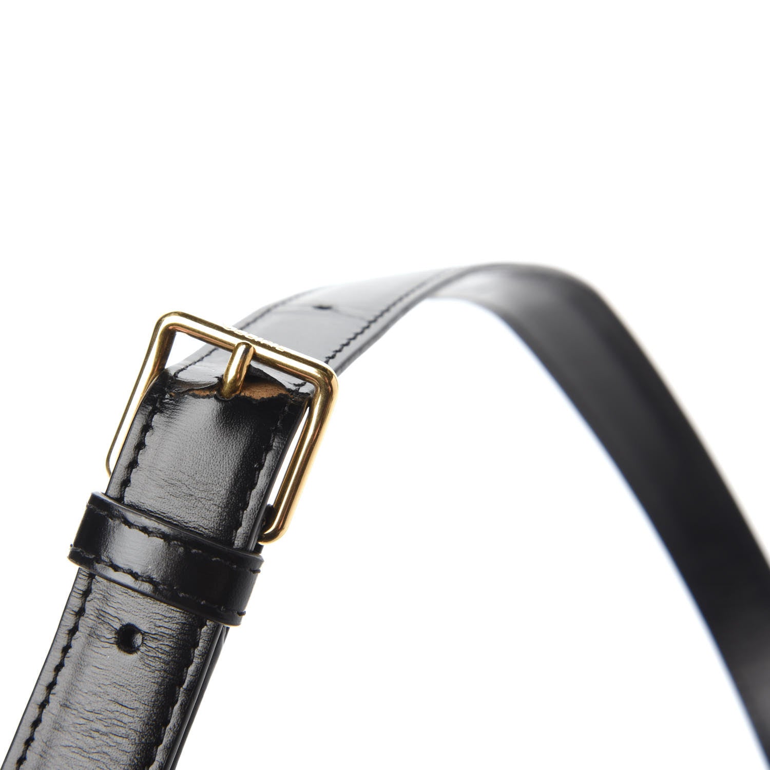 Celine Shiny Calfskin Medium Triomphe Black 11 of 11