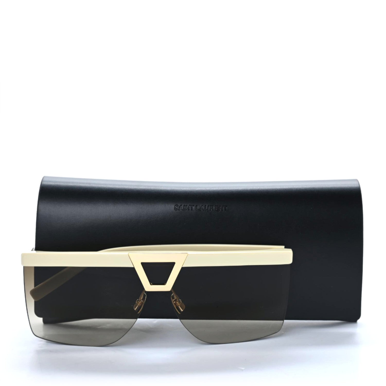 Saint Laurent SL 537 Mask Sunglasses White 8 of 8